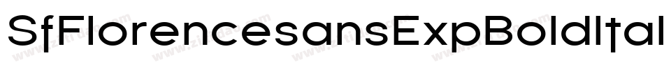 SfFlorencesansExpBoldItalic-GKWq字体转换