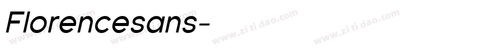 Florencesans字体转换