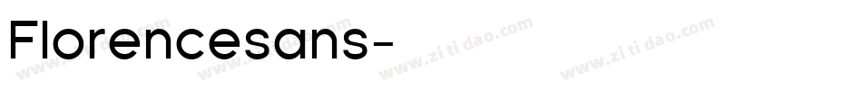 Florencesans字体转换
