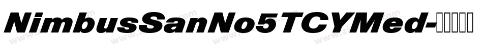 NimbusSanNo5TCYMed字体转换