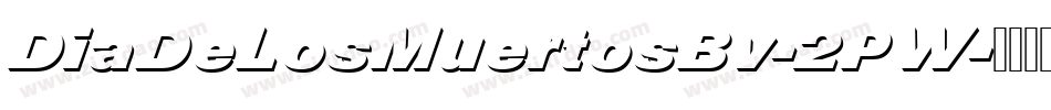 DiaDeLosMuertosBv-2PW字体转换