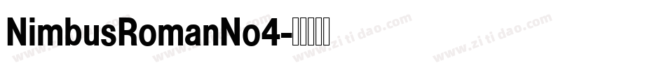NimbusRomanNo4字体转换