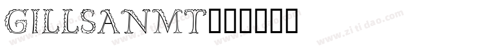 GILLSANMT字体转换