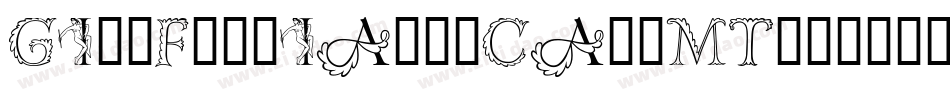GillFloriatedCapsMT字体转换