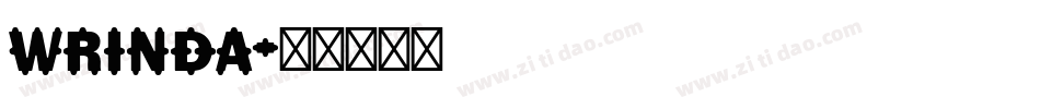 wrinda字体转换
