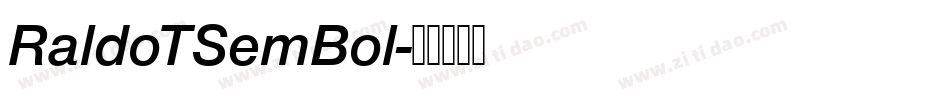 RaldoTSemBol字体转换