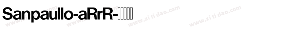 Sanpaullo-aRrR字体转换