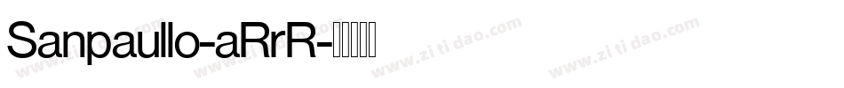 Sanpaullo-aRrR字体转换