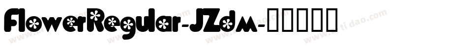FlowerRegular-JZdm字体转换