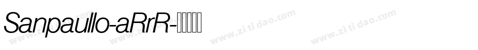 Sanpaullo-aRrR字体转换