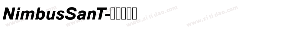 NimbusSanT字体转换