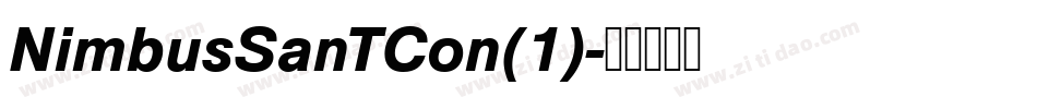 NimbusSanTCon(1)字体转换