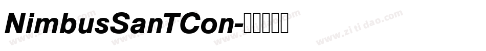 NimbusSanTCon字体转换