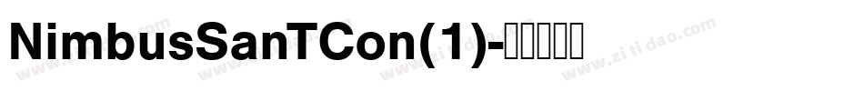 NimbusSanTCon(1)字体转换
