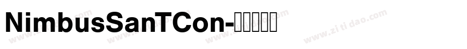 NimbusSanTCon字体转换