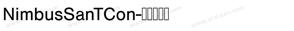 NimbusSanTCon字体转换