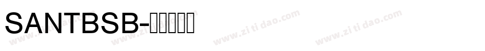 SANTBSB字体转换