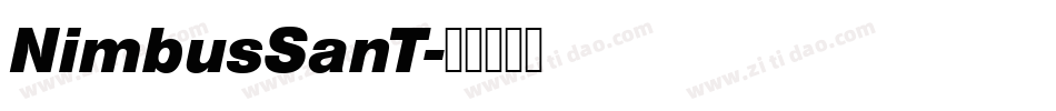 NimbusSanT字体转换