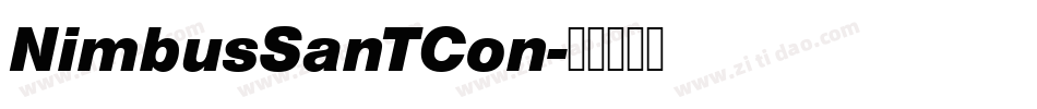 NimbusSanTCon字体转换