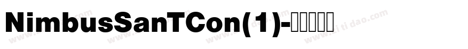 NimbusSanTCon(1)字体转换