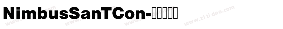 NimbusSanTCon字体转换