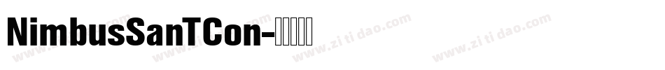 NimbusSanTCon字体转换