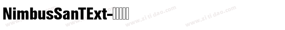 NimbusSanTExt字体转换