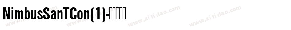 NimbusSanTCon(1)字体转换