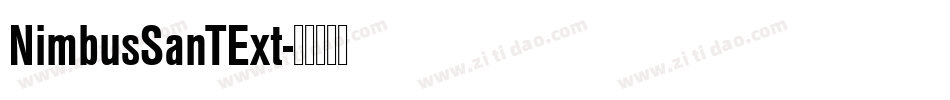 NimbusSanTExt字体转换