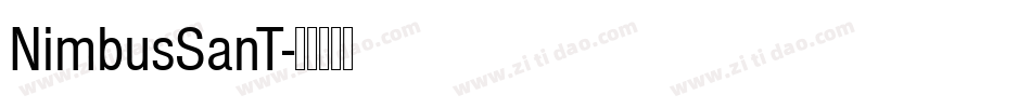NimbusSanT字体转换