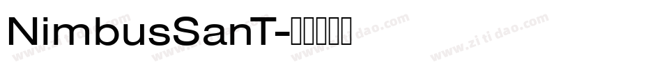 NimbusSanT字体转换