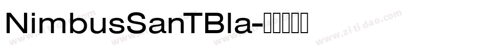 NimbusSanTBla字体转换