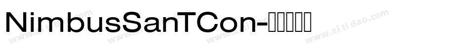 NimbusSanTCon字体转换