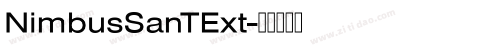 NimbusSanTExt字体转换