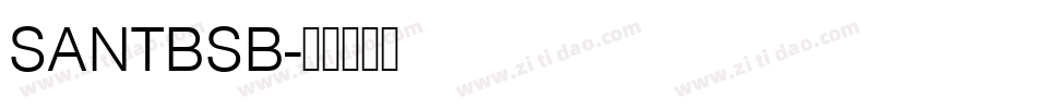 SANTBSB字体转换