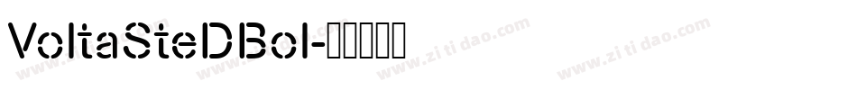 VoltaSteDBol字体转换
