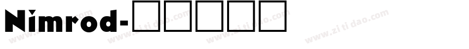 Nimrod字体转换