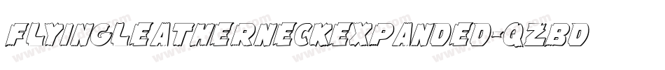 FlyingLeatherneckExpanded-qzBd字体转换