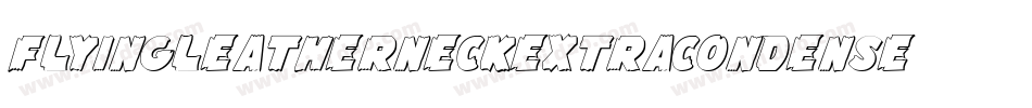 FlyingLeatherneckExtraCondensed-edw3字体转换