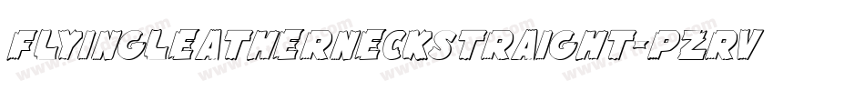 FlyingLeatherneckStraight-pzRv字体转换