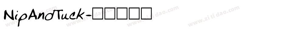 NipAndTuck字体转换