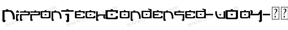 NipponTechCondensed-vOa4字体转换
