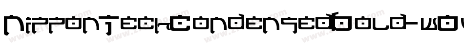 NipponTechCondensedBold-wOvw字体转换