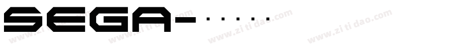 SEGA字体转换