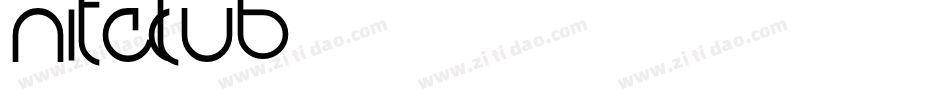 NITECLUB字体转换