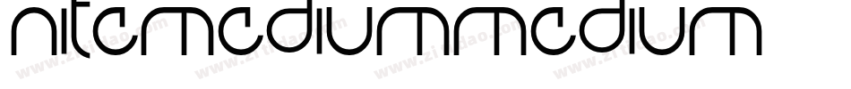 Nite-Medium-Medium字体转换