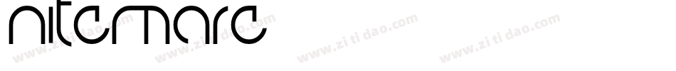 nitemare字体转换