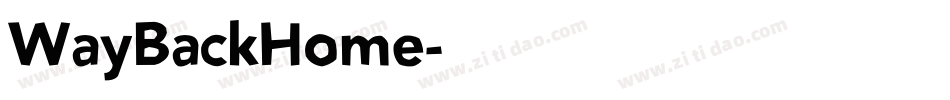 WayBackHome字体转换