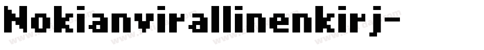 Nokianvirallinenkirj字体转换