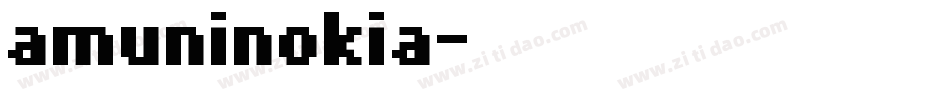 amuninokia字体转换
